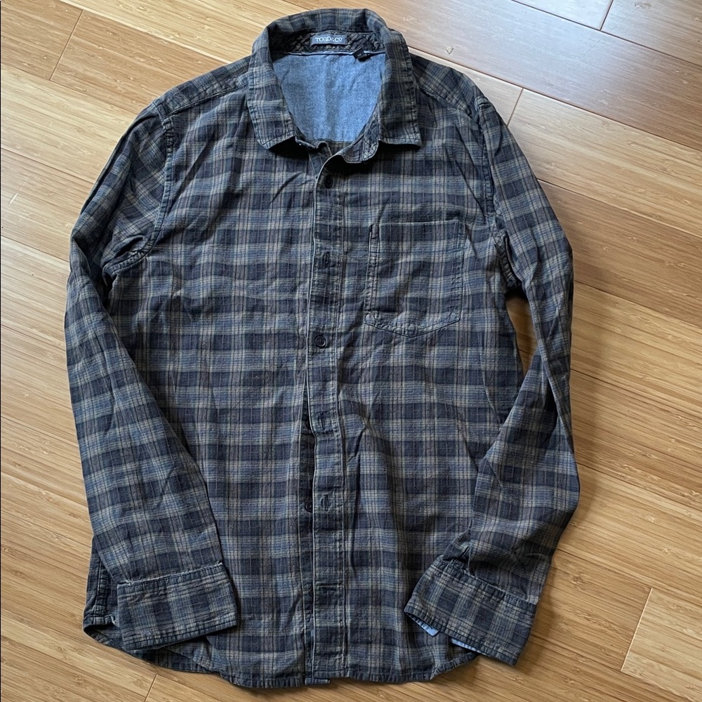 Toad&Co Brown Plaid Men's Shirt